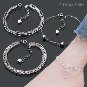 92.5 실버 체인 은 발찌 4종 택1