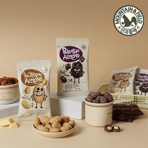 [산과들에] 고소한 인절미/바사삭 아몬드 30봉 견과류 간식