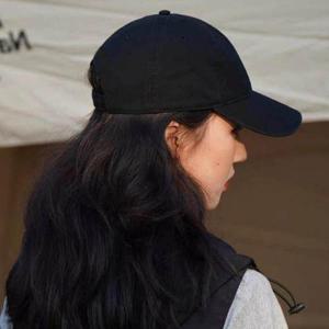 패션소품 착시볼캡 얼굴 작아보이는 헬스모자 무지 검정 야구캡