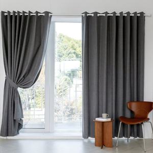 까르데코 더다크 100% 빛차단 암막커튼 아일렛 특대형 거실 2장