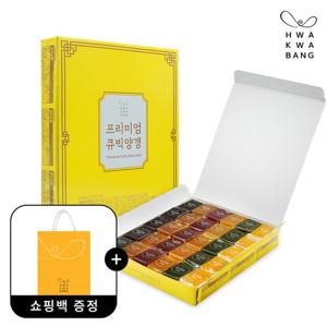 화과방 프리미엄 큐빅양갱 6종세트(40g60입),쇼핑백포함
