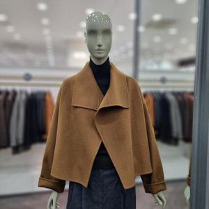 [시슬리]버디 숄카라 숏 코트 (SACTC1561 브라운,멜란지베이지)