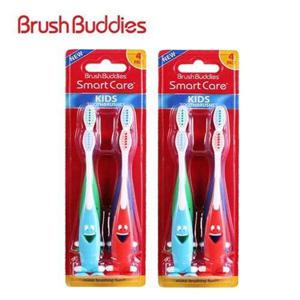 [브러쉬버디즈]키즈브러쉬 유아칫솔 4P x 2개 / 어린이칫솔