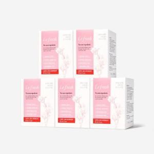 르프레시 유기농 순면커버 비건생리대 슈퍼 롱 오버나이트 6P x 5팩