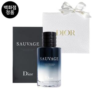 [백화점 정품]디올 소바쥬 애프터 쉐이브 로션 100ml (소바쥬 오 드 뚜왈렛 1ml × 5개입 증정) + 선물포장