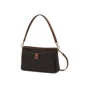 갤러리아_DCBA5F871 닥스 브라운 패턴 가죽 숄더백