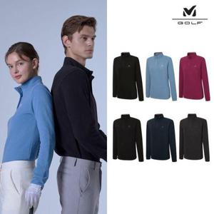 ★텐텐 ★[밀레골프] 25FW 반집업 긴팔티셔츠 남녀 6컬러 택1