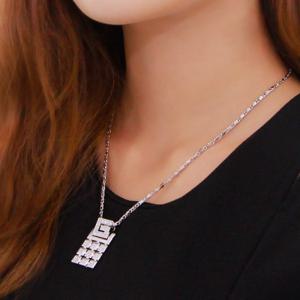 지베르니 14Kgp 화려한 명품 패션 볼드 하객패션 오피스룩 목걸이 US192_ US196