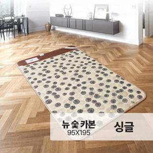 일월전기매트 NEW 숯 황토  전기매트 싱글 온열 보료 장판 1인용 일월매트