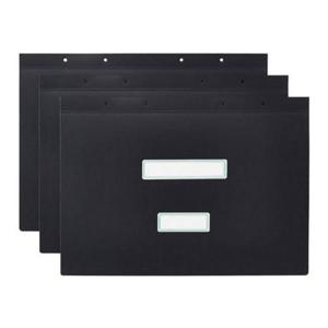 문구템 PP 흑표지 A4 좌철 1조 문화 팬시용품