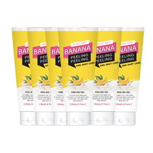 ★최저가도전★ 바나나 필링필링 골드 때비누 바디스크럽 얼굴 각질제거 6개