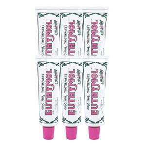 [ EUTHYMOL ] 유시몰 화이트닝 미백 치약 대용량 120g 6개