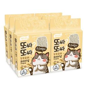 또싸또싸 두부모래  초극세입자  7L(2.5kg) X 6개