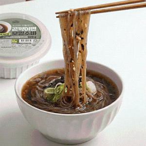 [다신샵] 54kcal 바로먹는 곤약이면 2종 4개/ 노밀가루 발효곤약 모밀소바 우동