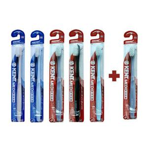 영국 KENT 콤팩트 초극세사 미세모 칫솔 6개 (5+1) W911D27