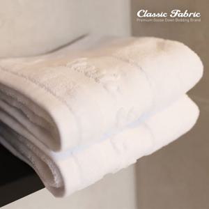 [클래식패브릭] 순면 화이트 바디타올 2p 세트