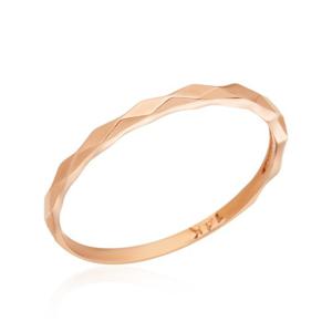 [비앤비골드] 14K 지그재그 다이아패턴 볼륨 반지 SRS15704