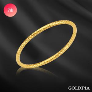 [골드피아] 24K 순금 레이어드 실반지_7호
