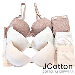 [제이코튼]주니어3단계 청소년 브라팬티 6종 중고등 여학생 속옷 부드러운 순면속옷