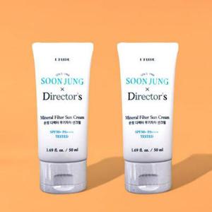 에뛰드 순정 디렉터 무기자차 선크림 50ml+50ml 더블기획 (AD)