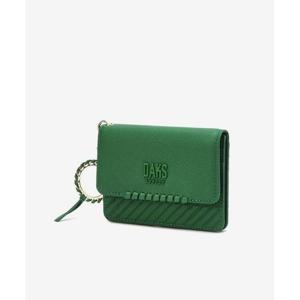 갤러리아_DCHO5F162 닥스 그린 로고배색 소가죽 카드지갑