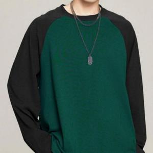 융기모티셔츠 남자 라운드넥 겨울 긴팔티 배색 나그랑 롱슬리브 긴팔티 롱슬리브 기모티 기본티 베이직티