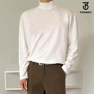 스판 소프트 터치 반폴라 긴팔 니트 (WI005)