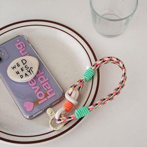 갤러리아_MCRN [SET세트]핑거탭+핸드스트랩(롤리팝) 휴대폰 스트랩 폰스트