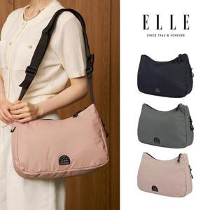 [엘르] 트라벨 경량 나일론 호보 크로스백