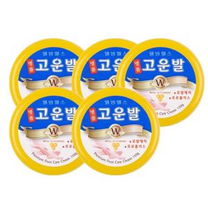 웰빙헬스 명품 고운발  풋케어 발보습 각질크림 발크림 풋크림 110g 5개