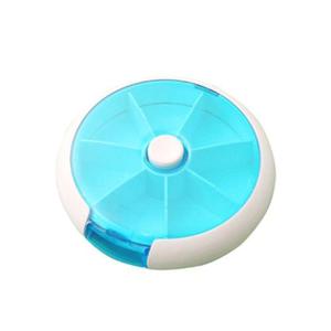 회전형 보관함 투명 미니 알약통 휴대용 소분 약통 WFKQ8YO