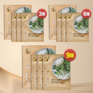 청담스타일 포레스트 부활초 스팀 클리닉 헤어 마스크팩 40gX3개