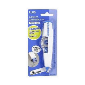 데스크용품 아망 PLUS펜형수정테이프5mmx1개입