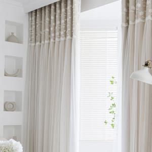 [지나송]티롤 아일렛 암막 이중겹커튼(450x230)(봉 설치부속)