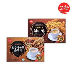 갤러리아_고향 콘푸레이크 천마차 110TX1+호두 아몬드 율무차 110TX1 국산