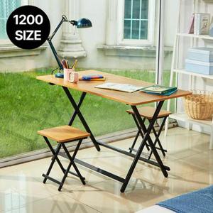 [까사마루]오드리 접이식 테이블(1200)+의자