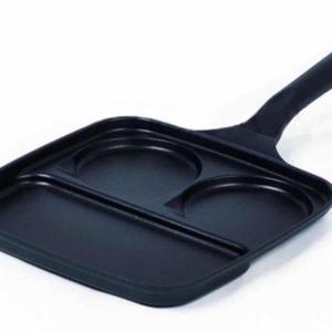 다용도 사각팬 27cm 브런치 조리기구 3구 프라이팬 주방용 팬 WFKM20D