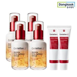 [동국제약] 센텔리안24 마데카 바이탈 캡슐 세럼 50ml 4개+마데카크림 파워 부스팅 포뮬러 50ml 2개