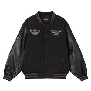 [버커루][버커루] 남성 PU배색 바시티 다운 점퍼 (B244DW440P)_DJ