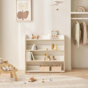 [삼익가구]키디즈 800 4단 교구장 E0등급 어린이 전면책장