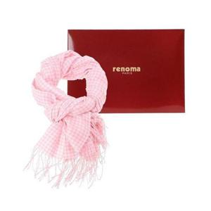 갤러리아_[레노마]아크릴 체크머플러 FRT261(케이스포함)