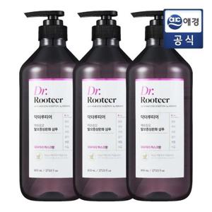 닥터루티어 맥주효모 탈모증상 완화 삼푸 800ml  x 3 머스크 석류 자스민 택1