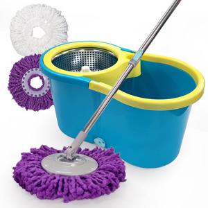 청소앤 동글이 스텐레스 청소기 스핀 통돌이 청소기 회전걸레(걸레2장)