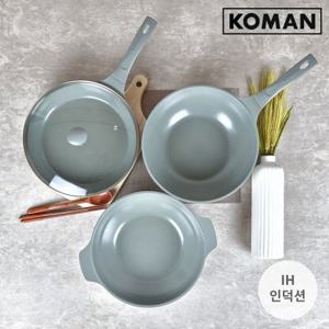 코맨 빈츠 IH 5세대 세라믹코팅 프라이팬 2종세트 / 후라이팬, 궁중팬, 양수웍 / 골라담기