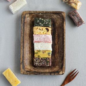 [푸드맛봄 떡] 6가지 맛의 영양찰떡 1박스(개별포장) /42g x 28개 개별포장 떡 견과류