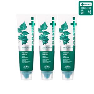 [덴티스테 고불소 치약] 안티캐비티 100g 3개