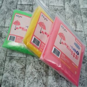 [삼성우의]국산  11세용 어린이비옷 두툼한 우비 장마철  레인코트 다회 사용가능 캠핑용 휴대용