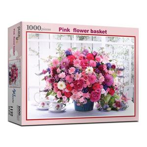 직소퍼즐 풍경 명화 핑크 꽃다발 1000피스 PL1132