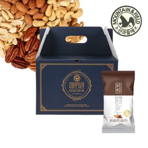 [산과들에] 프리미엄 5종 순수다움 하루견과 100입 설 선물세트 (감사카드 동봉)