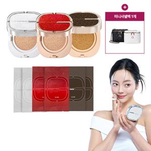 [지엘리] 트루프 리에이지 쿠션 본품 세트 2개 + 리필 2개 + 미니샤넬백 1개